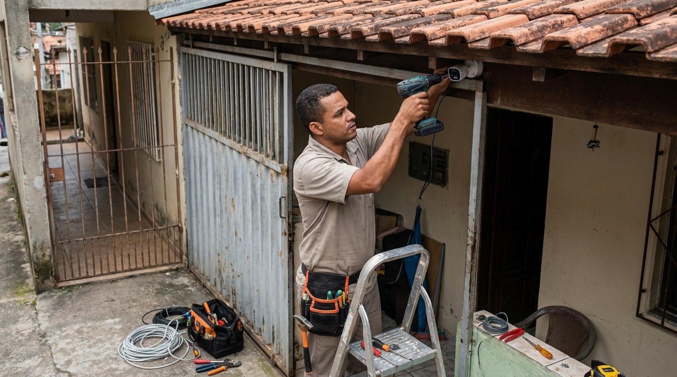 Instalação de Câmera Residencial no Setor Sudoeste, Goiânia‑GO