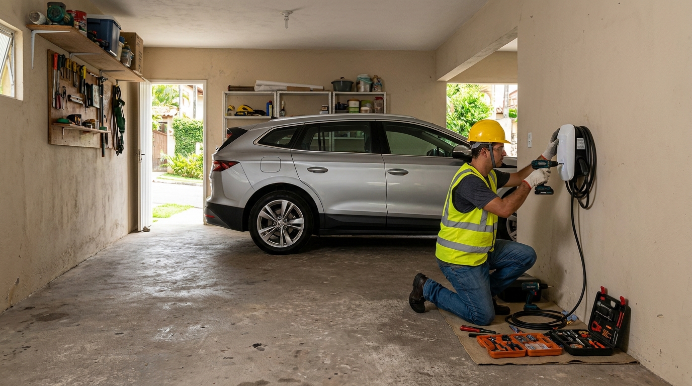Instalação em Garagem ou Condomínio no Aruanã, Goiânia‑GO