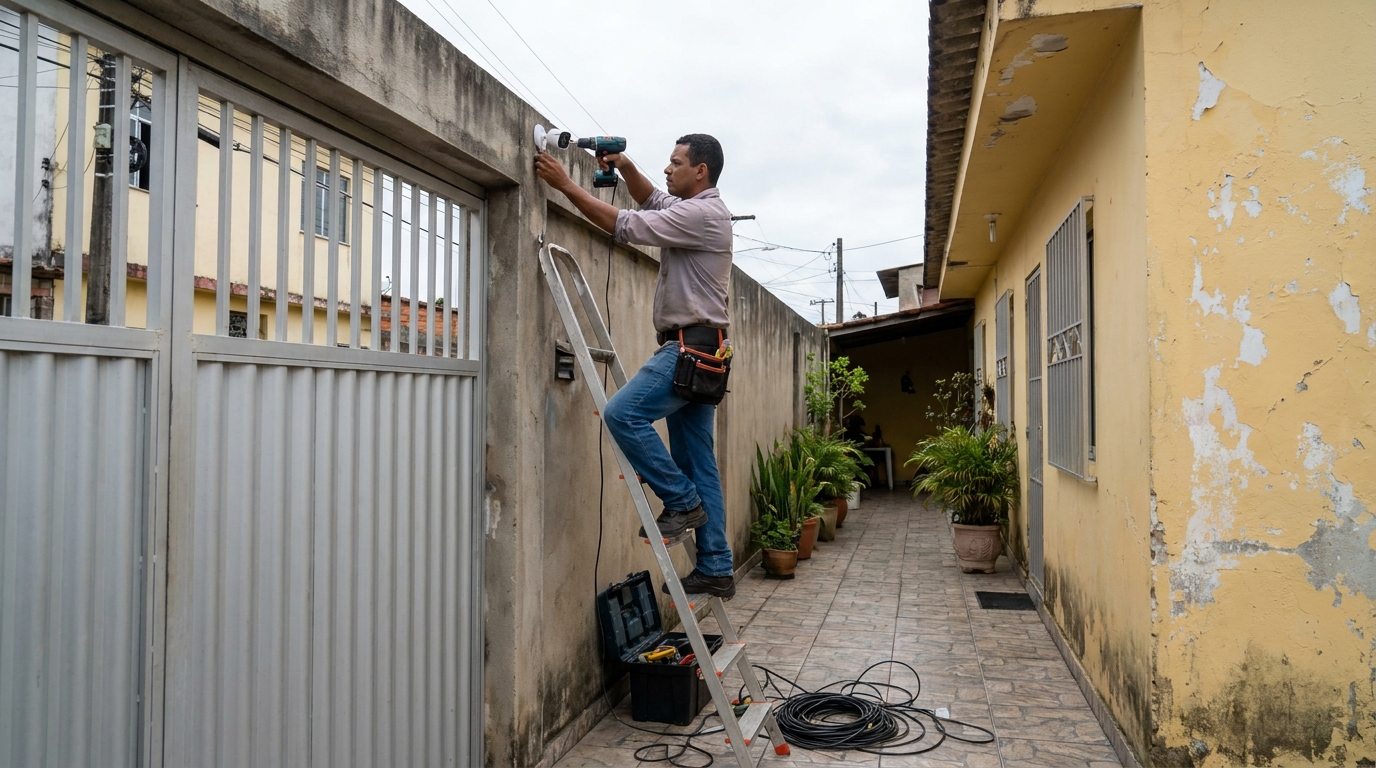 Passagem de Cabeamento no Setor Sudoeste, Goiânia‑GO